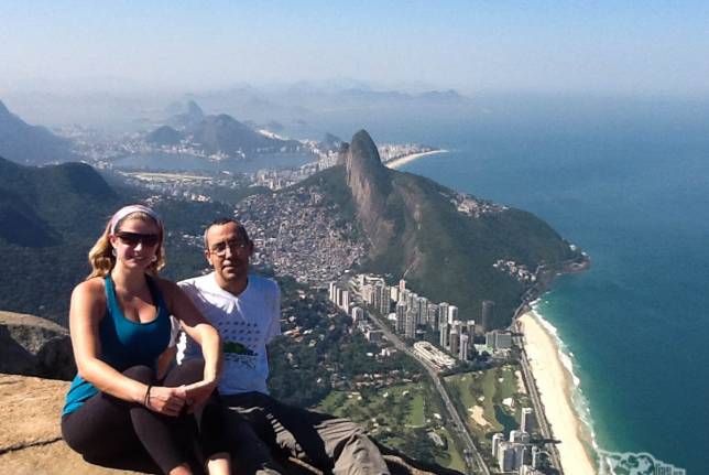 1000dias no topo da Pedra da Gávea, no Rio de Janeiro